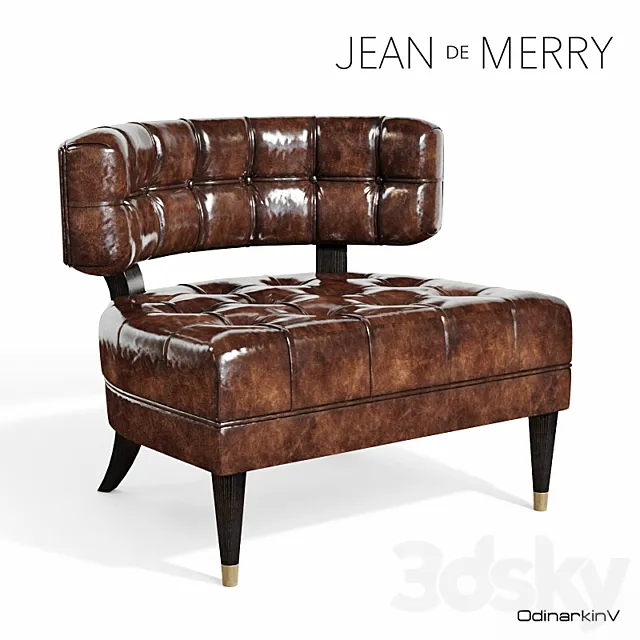 Chair Jean de Merry Tribeca 3D Model