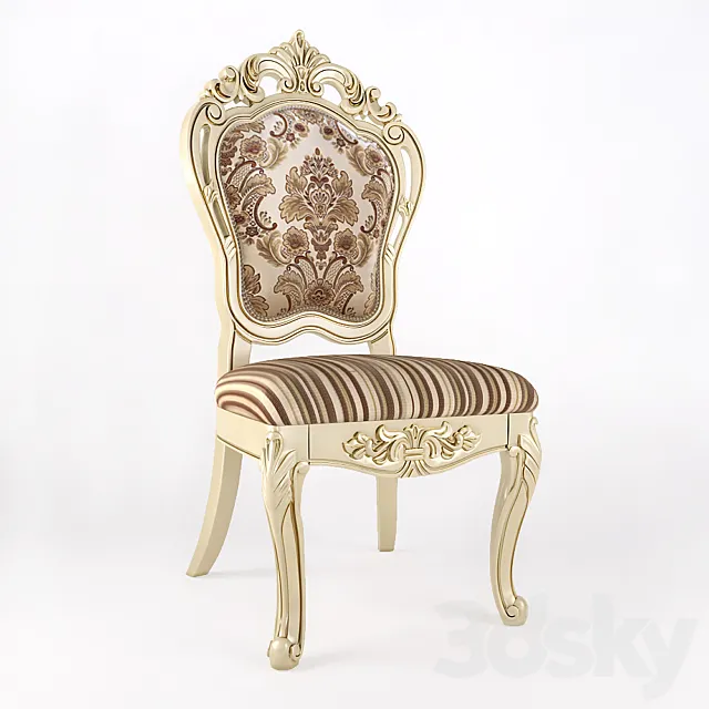 Chair JF 2210B Ivory 3DModel