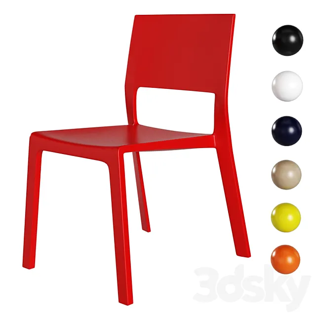 Chair Juno Arper 3D Model