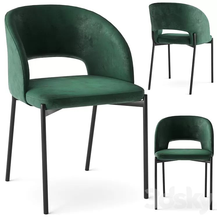 Chair K455 by Halmar 3D Model Free