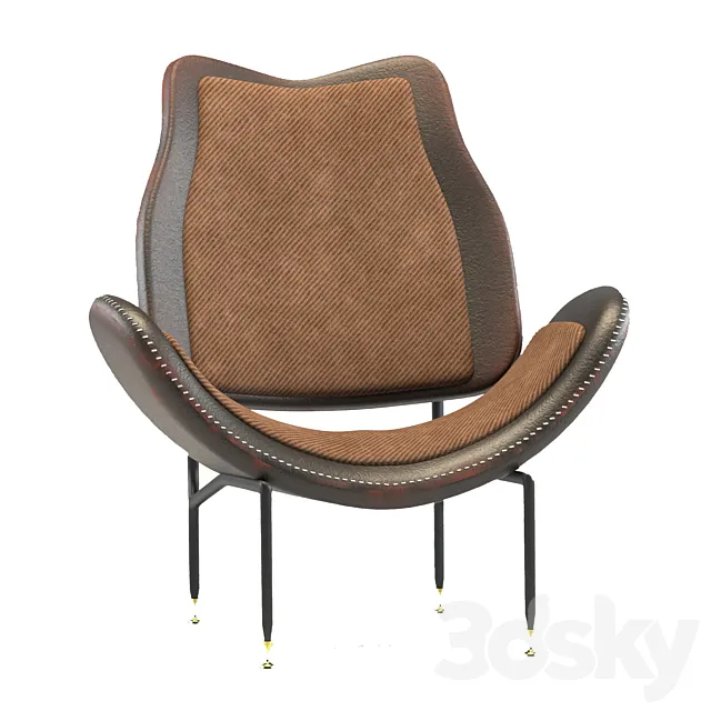 chair leather01 3DModel