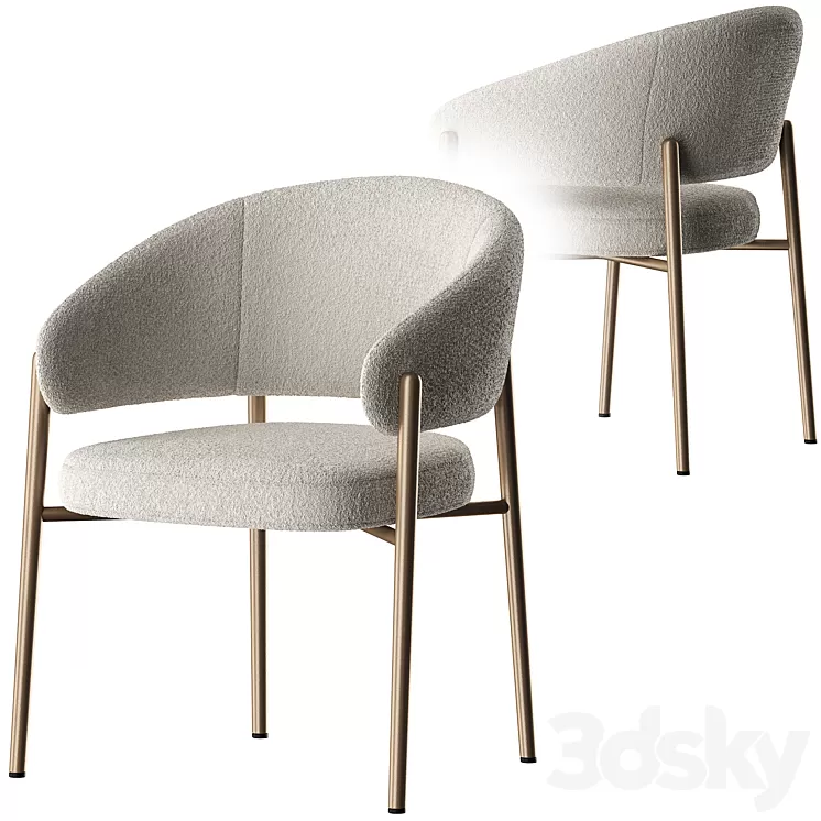 Chair LINDA 3D Model Free