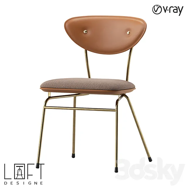 Chair LoftDesigne 38161 model 3D Model