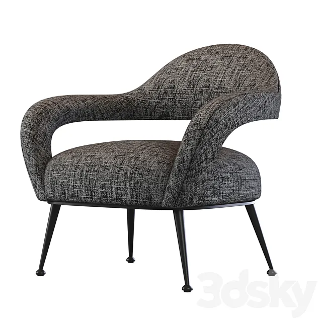 CHAIR LOMBARDI eichholtz 3D Model