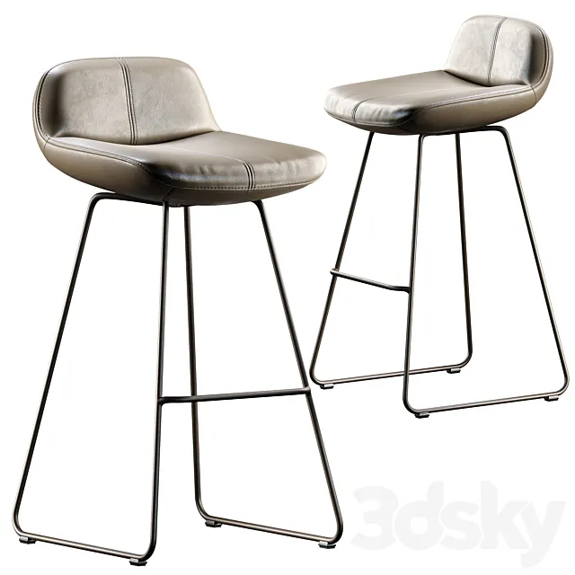 Chair LX659 Caron Leolux LX 3DModel