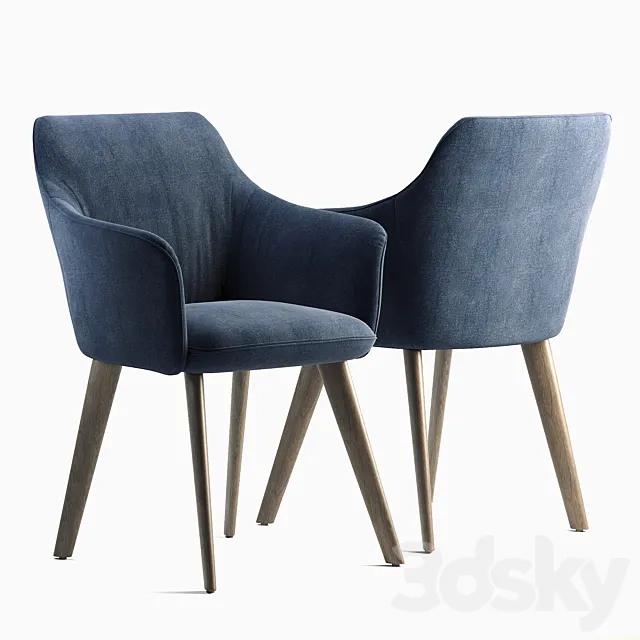 Chair LX671 Leolux LX 3 3DModel