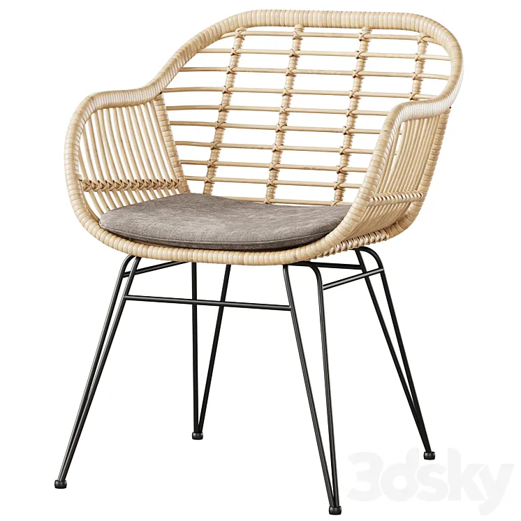 Chair Malibu by deephouse 3D Model Free