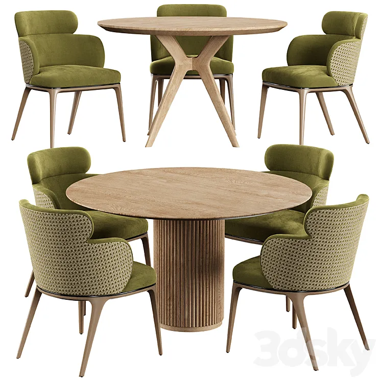 Chair Maly Konyshev PALAIS ROYAL Table Clark Table 3D Model Free