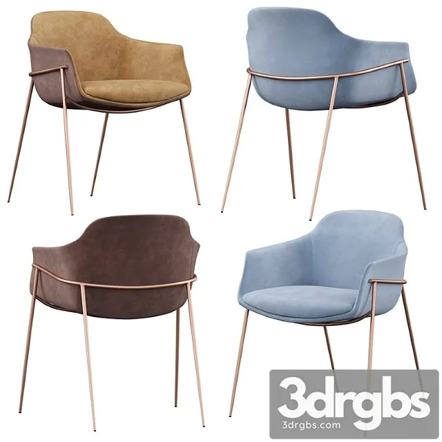 Chair marelli chia 2 3D Model Free