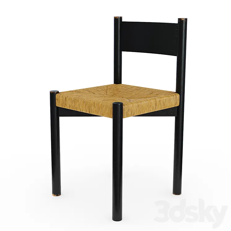 Chair Meribel Dining 3D Model Free