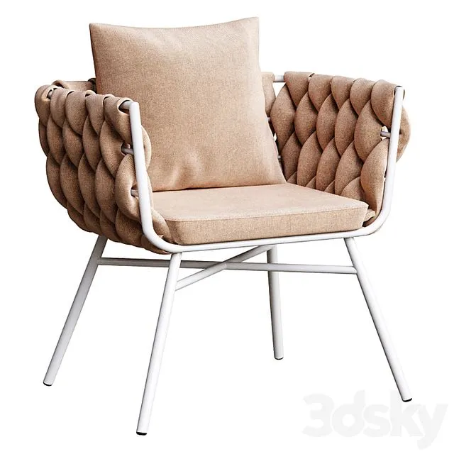 Chair Miko Beige by divan.ru 3D Model