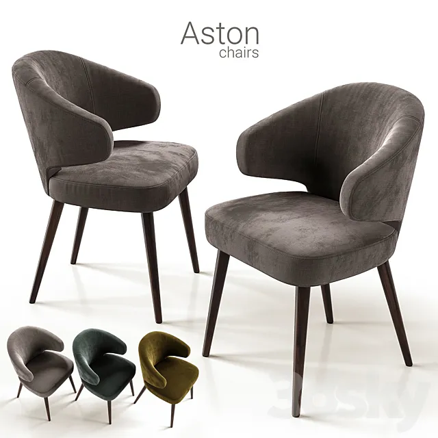 Chair Minotti Aston 3DModel