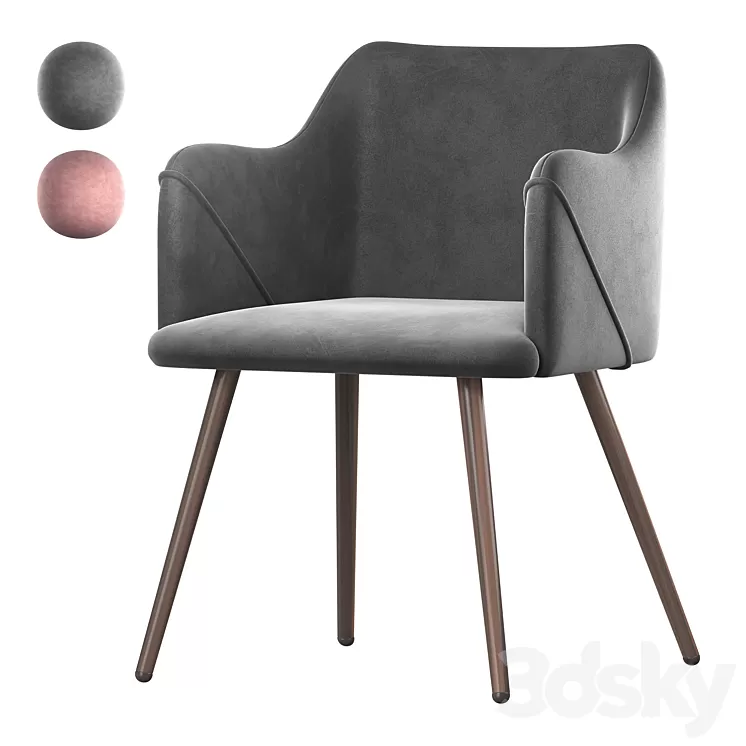 Chair Monarch by StoolGroup 3D Model Free
