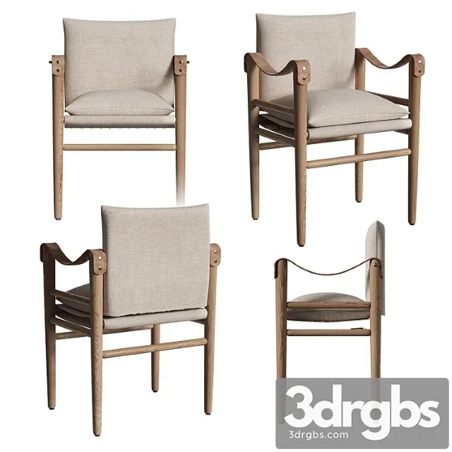 Chair montauk dining chair 2 3D Model Free