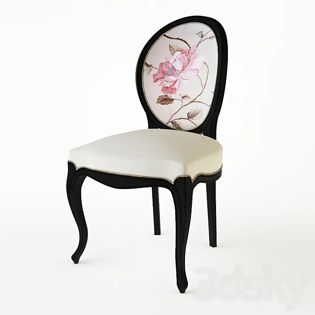 Chair Montigny Medaillon M111 WA 3DModel