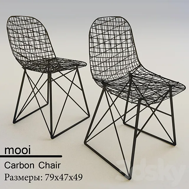 Chair Moooi Carbon Chair 3DModel