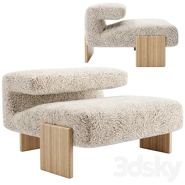 Chair Moroso LOVESEAT 3D Model