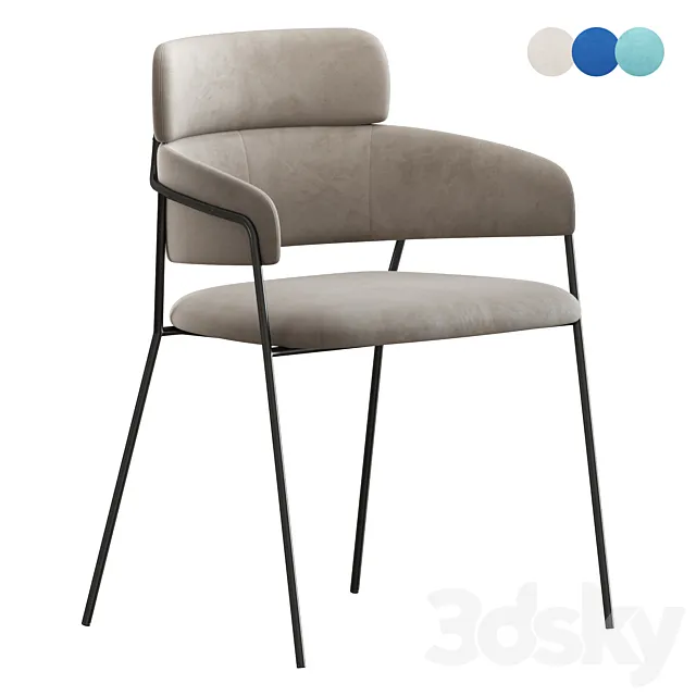 Chair Napoli Bradexhome 3D Model