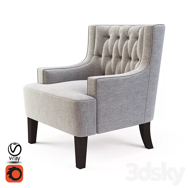 Chair of dantone Richmond 3D Model