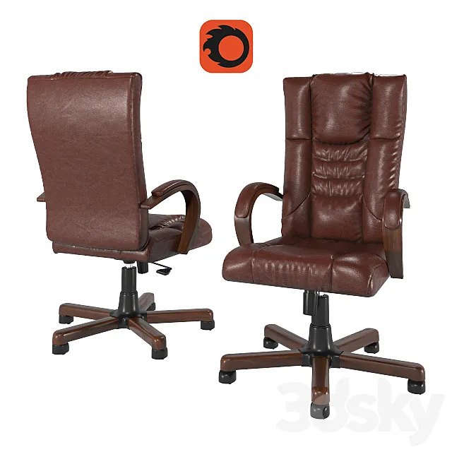 Chair of the head "Senator" 3D Model