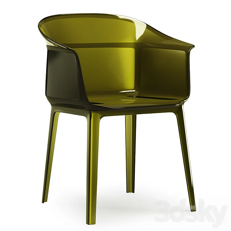 chair Papyrus (Kartell) by Ronan & Erwan Bouroullec 3D Model Free