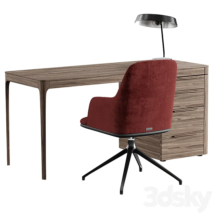 Chair PLAY MODERN office Mara Table 3D Model Free