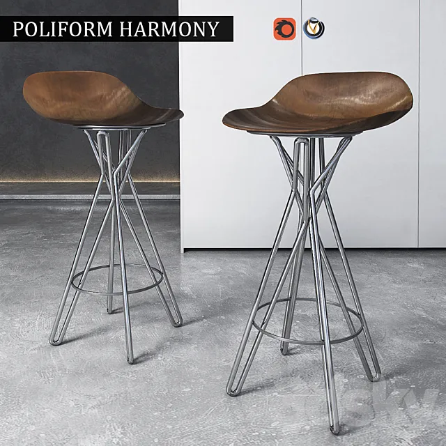Chair Poliform Harmony 3DModel