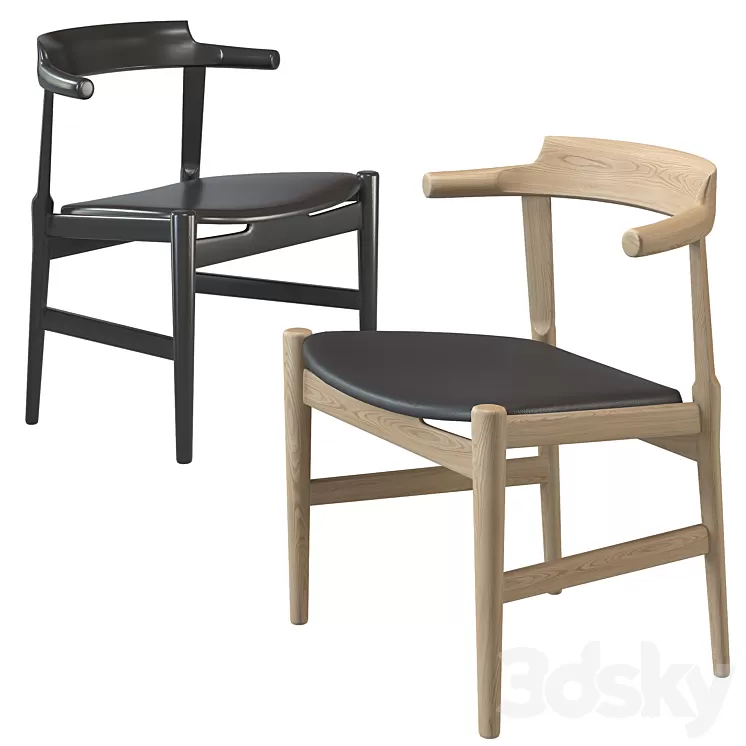 Chair PP58 by Hans J. Wegner 3D Model Free