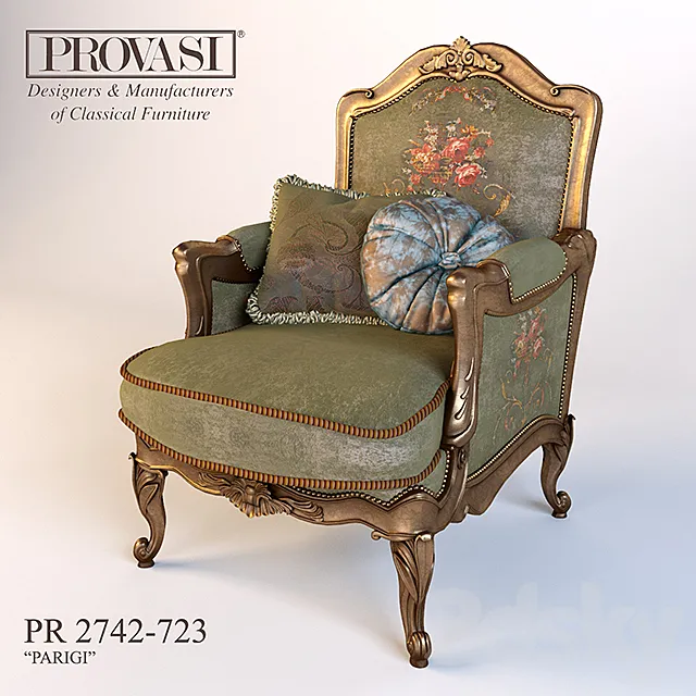 chair Provasi "Parigi" PR 2742-723 3DModel