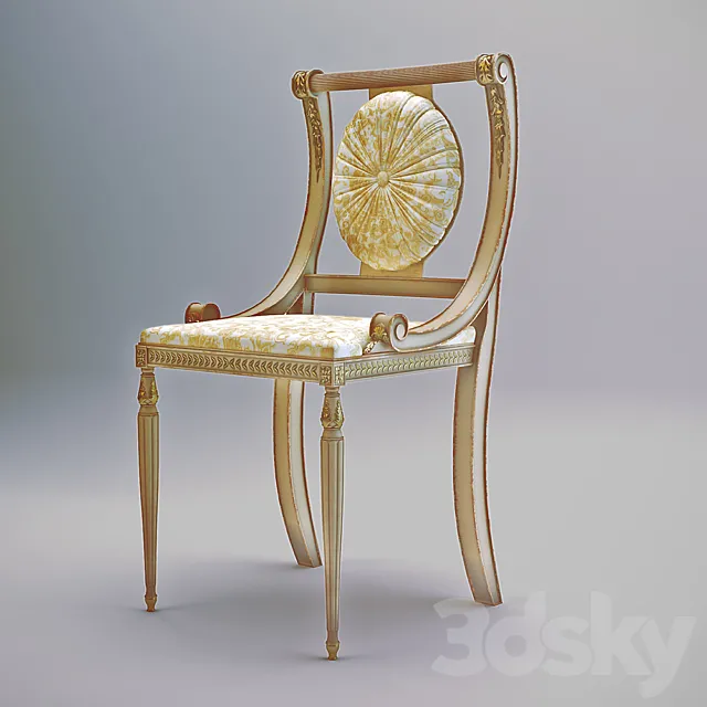 chair Riva 3D Model