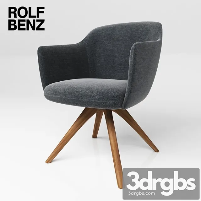 Chair Rolf Benz 640 3D Model Free