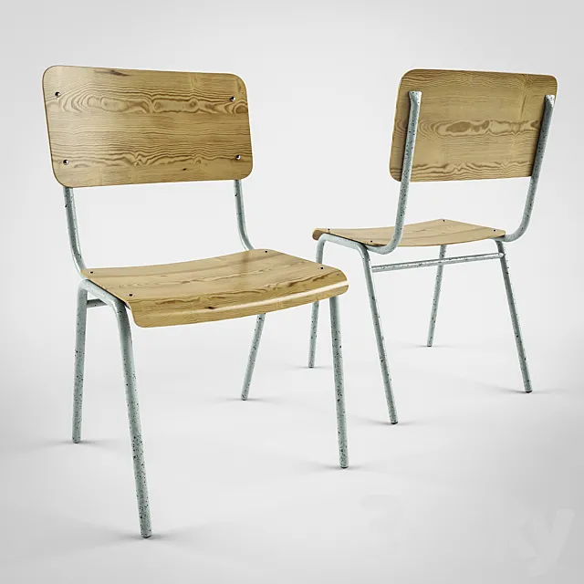 chair School chair 3DModel