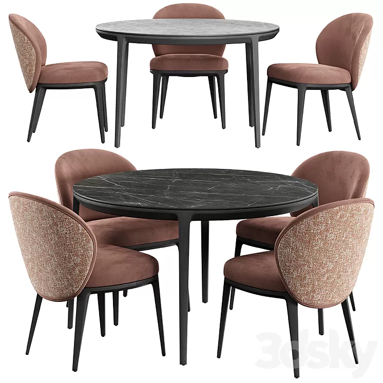 Chair Shel Konyshev PLAYGROUND MODERN Table 3D Model Free