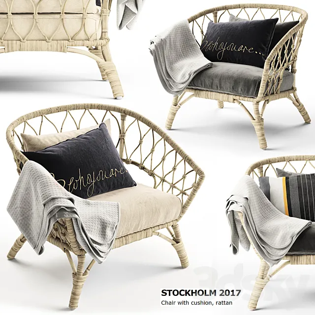 Chair STOCKHOLM 2017 Ikea _ Ikea 3DModel