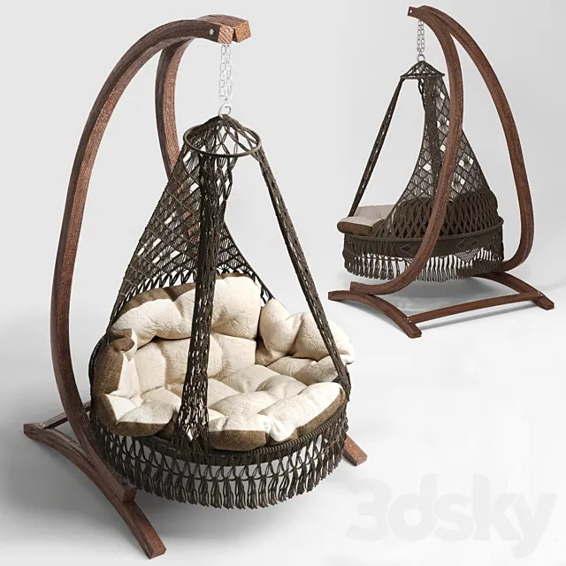 Chair swing Cartagena 3D Model