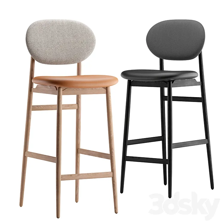 Chair The Outline Stool 3D Model Free