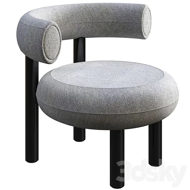 Chair Tom Dixon Fat Micro Boucle 3DModel