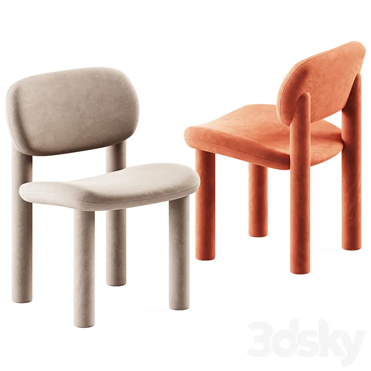 Chair Tottori Driade 3D Model Free
