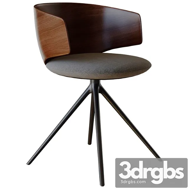 Chair Universal Collection Wooden Backrest 1 3D Model Free