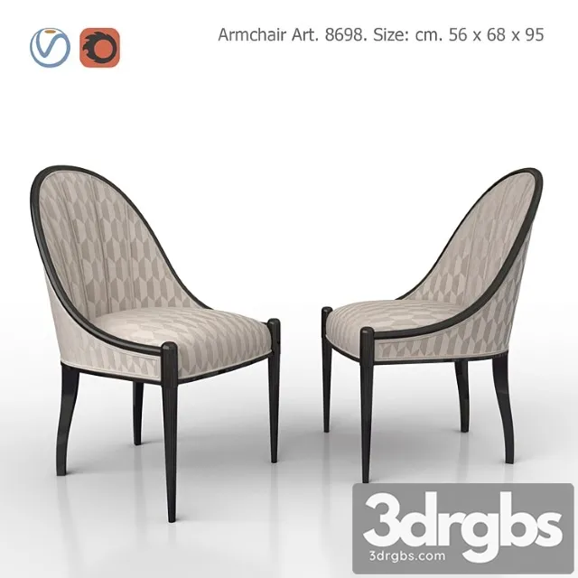 Chair Upholstered Salda Art8698 3D Model Free