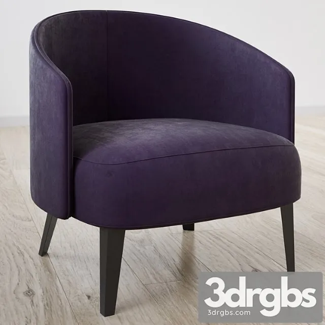 Chair Velvet 1 3D Model Free