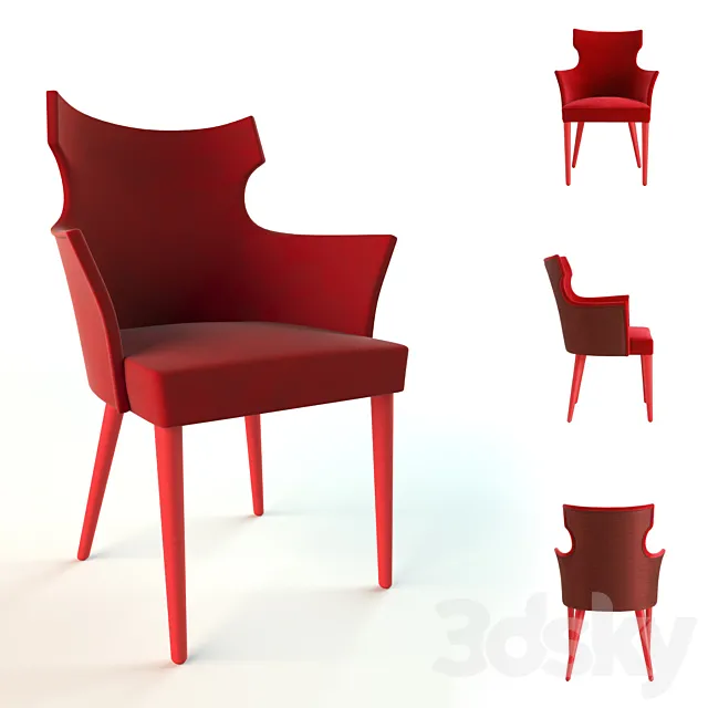 chair VENEZIANA - COLLI CASA 3D Model