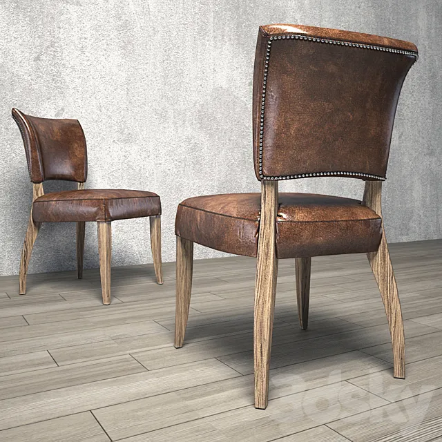Chair Vintage Tan LIVING 3DModel