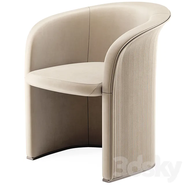 Chair visionnaire CARMEN PADDED 3D Model
