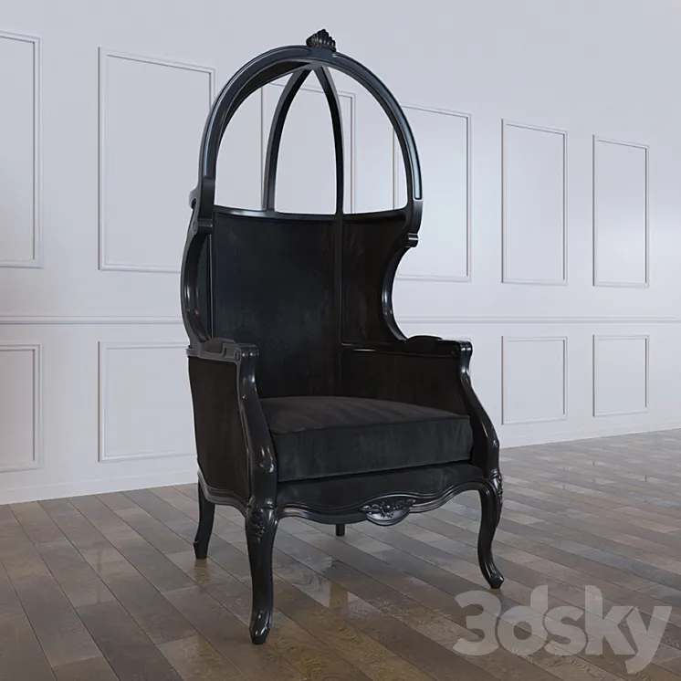 Chair wellington 3D Model Free