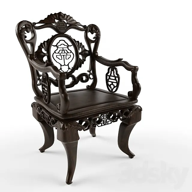 chair wood 3DModel