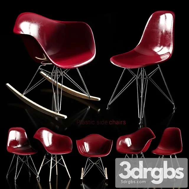 Chairs eames 2 3D Model Free