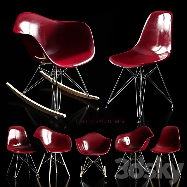 Chairs eames 3D Model