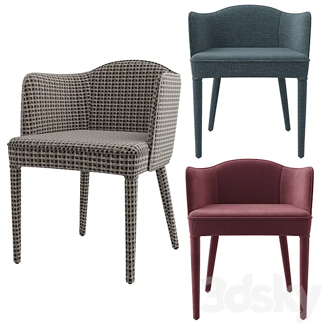 Chairs Leos and Bristol from AM.PM in 10 textures 3DModel
