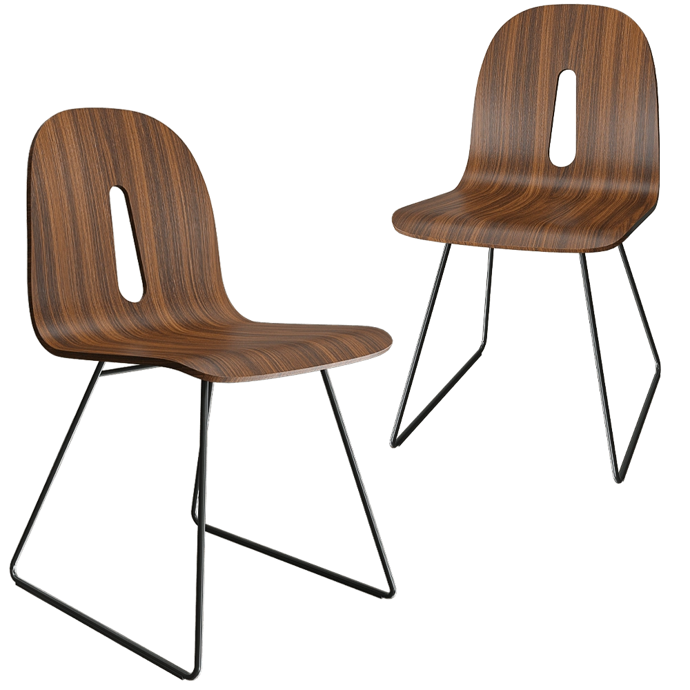 Chairs & More  - Chair Gotham Woody SL 3D Model
